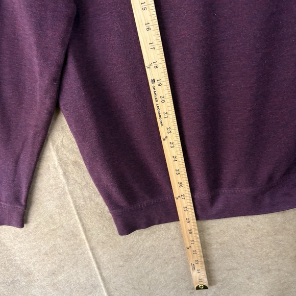 Peter Millar Crown Comfort Interlock‎ Sweater Sz M Purple 1/4 Zip Torrey Pines - Picture 7 of 7